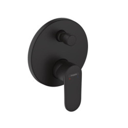 Sprchová a vanová baterie Hansgrohe Vernis Blend bez podomítkového tělesa černý mat 71466670