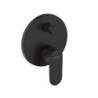 Sprchová a vanová baterie Hansgrohe Vernis Blend bez podomítkového tělesa černý mat 71466670