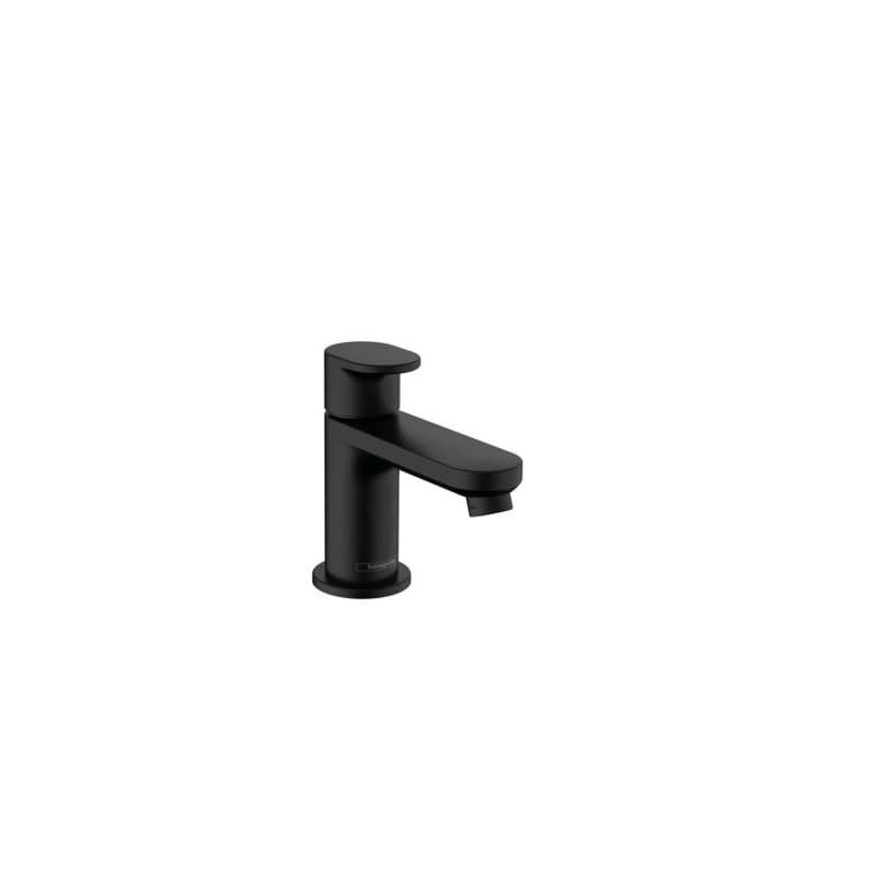 Ventil umyvadlový bez výpusti Hansgrohe Vernis Blend černý mat 71583670