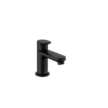 Ventil umyvadlový bez výpusti Hansgrohe Vernis Blend černý mat 71583670