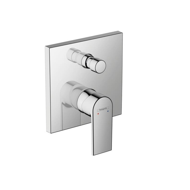 Sprchová a vanová baterie Hansgrohe Vernis Shape bez podomítkového tělesa chrom 71468000