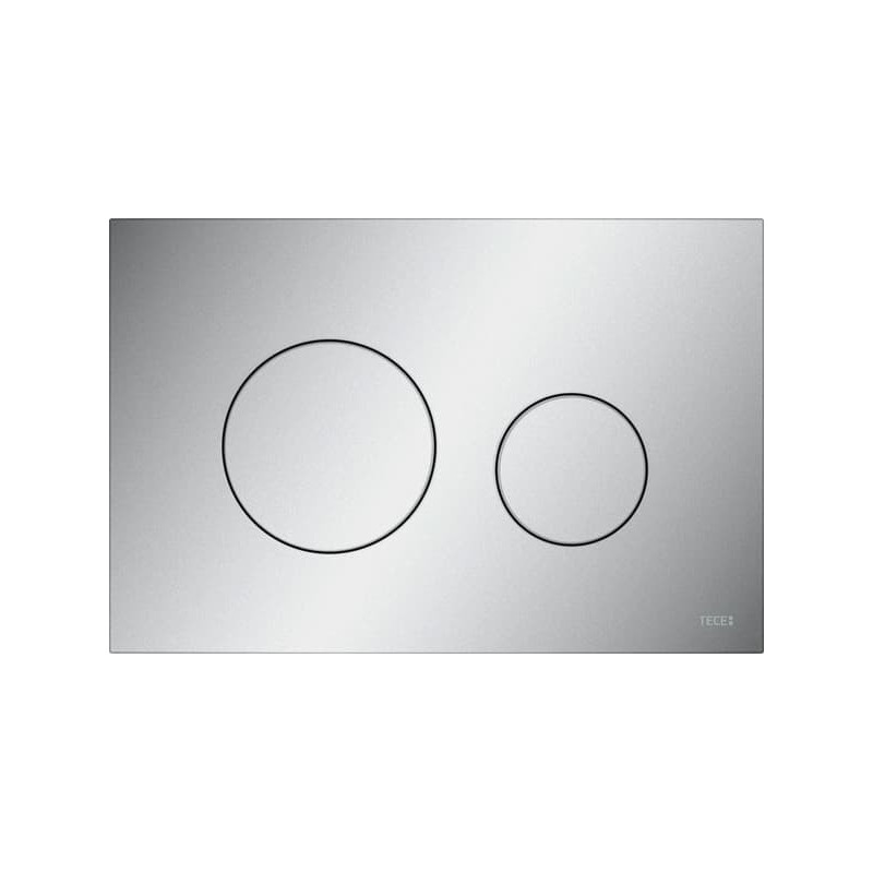 TECEloop plastové ovládací tlačítko, dvojčinné, matný chrom 9 240 922