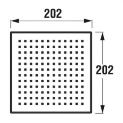 Hlavová sprcha Jika Cubito chrom H3674200040001