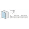 Sprchová zástěna walk-in 120 cm Jika Pure H2674230026681