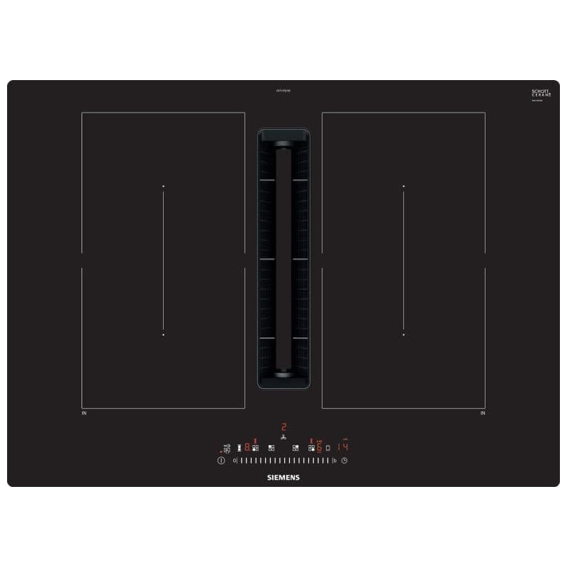 Siemens iQ500, indukční varná deska s odsáváním, 70 cm ED711FQ15E
