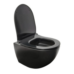 WC závěsné VitrA Sento SmoothFlush včetně sedátka, zadní odpad 7848-083-6147