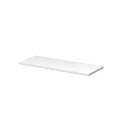 Deska pod umyvadlo Naturel Ratio 130x3,6x50 cm bílá mat DE36.130.A3416