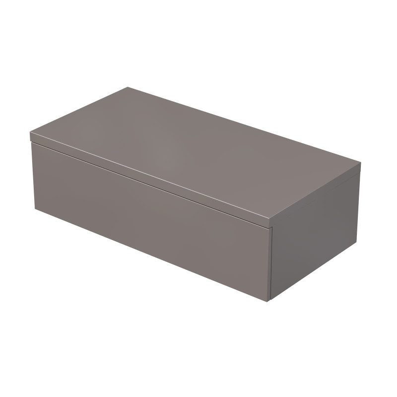 Koupelnová skříňka pod umyvadlo na desku Naturel Ratio 100x29,6x50 cm basalto lesk ND1001Z26PU.A2496