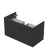 Koupelnová skříňka pod umyvadlo na desku Naturel Ratio 100x59,6x50 cm antracit lesk ND1002Z56PU.A0076