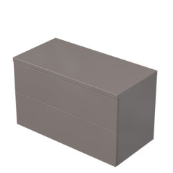 Koupelnová skříňka pod umyvadlo na desku Naturel Ratio 100x59,6x50 cm basalto lesk ND1002Z56PU.A2496