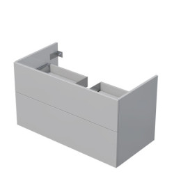 Koupelnová skříňka pod umyvadlo na desku Naturel Ratio 100x59,6x50 cm šedá lesk ND1002Z56PU.A2736