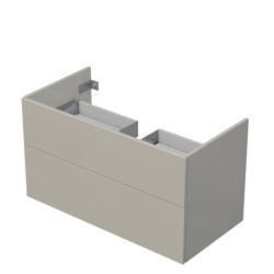 Koupelnová skříňka pod umyvadlo na desku Naturel Ratio 100x59,6x50 cm kašmír lesk ND1002Z56PU.A3026