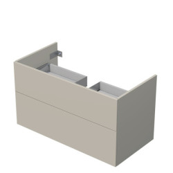 Koupelnová skříňka pod umyvadlo na desku Naturel Ratio 100x59,6x50 cm kašmír mat ND1002Z56PU.A3746