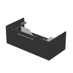 Koupelnová skříňka pod umyvadlo na desku Naturel Ratio 100x39,6x50 cm antracit lesk ND1001Z36.A0076