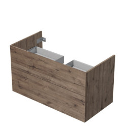 Koupelnová skříňka pod umyvadlo na desku Naturel Ratio 100x59,6x50 cm dub Wellington ND1002Z56PU.D370