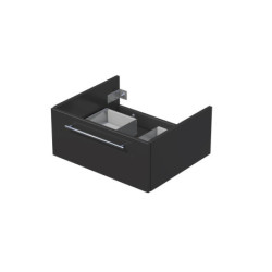 Koupelnová skříňka pod umyvadlo na desku Naturel Ratio 60x29,6x50 cm antracit lesk ND601Z26.A0076