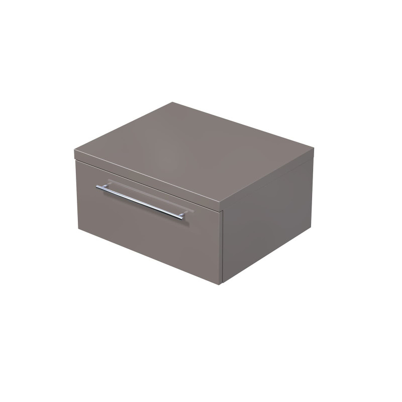 Koupelnová skříňka pod umyvadlo na desku Naturel Ratio 60x29,6x50 cm basalto lesk ND601Z26.A2496