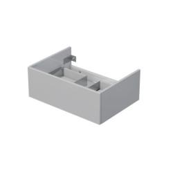 Koupelnová skříňka pod umyvadlo na desku Naturel Ratio 70x29,6x50 cm šedá lesk ND701Z26PU.A2736