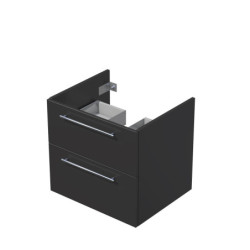 Koupelnová skříňka pod umyvadlo na desku Naturel Ratio 60x59,6x50 cm antracit lesk ND602Z56.A0076