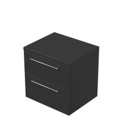 Koupelnová skříňka pod umyvadlo na desku Naturel Ratio 60x59,6x50 cm antracit lesk ND602Z56.A0076