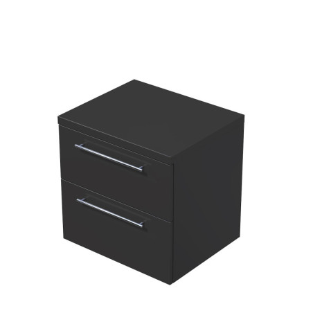 Koupelnová skříňka pod umyvadlo na desku Naturel Ratio 60x59,6x50 cm antracit lesk ND602Z56.A0076