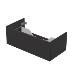 Koupelnová skříňka pod umyvadlo na desku Naturel Ratio 100x39,6x50 cm antracit lesk ND1001Z36PU.A0076