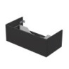 Koupelnová skříňka pod umyvadlo na desku Naturel Ratio 100x39,6x50 cm antracit lesk ND1001Z36PU.A0076