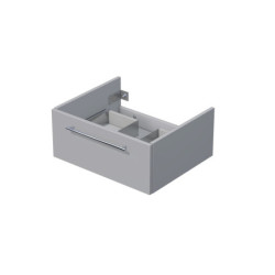 Koupelnová skříňka pod umyvadlo na desku Naturel Ratio 60x29,6x50 cm šedá mat ND601Z26.A5866