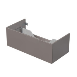 Koupelnová skříňka pod umyvadlo na desku Naturel Ratio 100x39,6x50 cm basalto lesk ND1001Z36PU.A2496