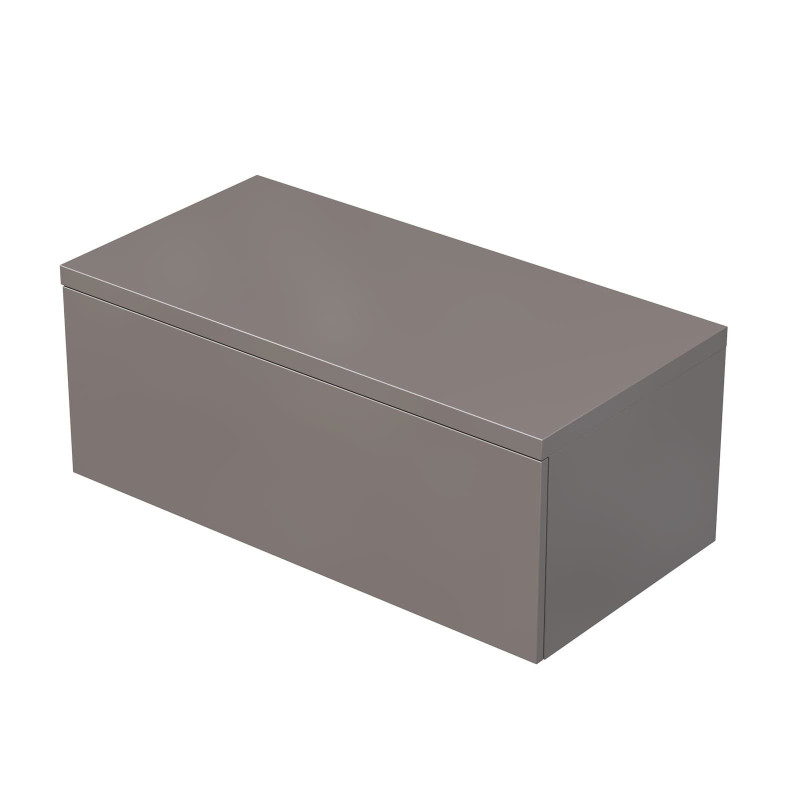 Koupelnová skříňka pod umyvadlo na desku Naturel Ratio 100x39,6x50 cm basalto lesk ND1001Z36PU.A2496