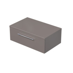 Koupelnová skříňka pod umyvadlo na desku Naturel Ratio 80x29,6x50 cm basalto lesk ND801Z26.A2496