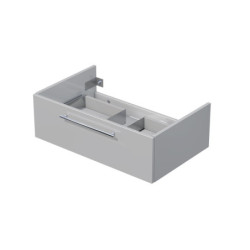 Koupelnová skříňka pod umyvadlo na desku Naturel Ratio 80x29,6x50 cm šedá lesk ND801Z26.A2736
