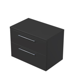 Koupelnová skříňka pod umyvadlo na desku Naturel Ratio 80x59,6x50 cm antracit lesk ND802Z56.A0076