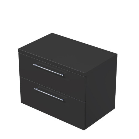 Koupelnová skříňka pod umyvadlo na desku Naturel Ratio 80x59,6x50 cm antracit lesk ND802Z56.A0076