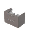 Koupelnová skříňka pod umyvadlo na desku Naturel Ratio 80x59,6x50 cm basalto lesk ND802Z56.A2496