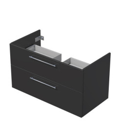Koupelnová skříňka pod umyvadlo na desku Naturel Ratio 100x59,6x50 cm antracit lesk ND1002Z56.A0076