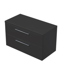 Koupelnová skříňka pod umyvadlo na desku Naturel Ratio 100x59,6x50 cm antracit lesk ND1002Z56.A0076