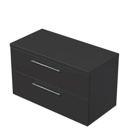 Koupelnová skříňka pod umyvadlo na desku Naturel Ratio 100x59,6x50 cm antracit lesk ND1002Z56.A0076