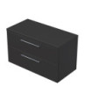 Koupelnová skříňka pod umyvadlo na desku Naturel Ratio 100x59,6x50 cm antracit lesk ND1002Z56.A0076