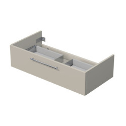 Koupelnová skříňka pod umyvadlo na desku Naturel Ratio 100x29,6x50 cm kašmír mat ND1001Z26.A3746