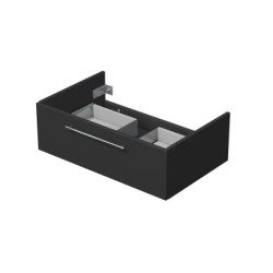 Koupelnová skříňka pod umyvadlo na desku Naturel Ratio 80x29,6x50 cm antracit mat ND801Z26.A3396