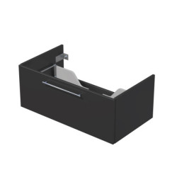 Koupelnová skříňka pod umyvadlo na desku Naturel Ratio 90x39,6x50 cm antracit lesk ND901Z36.A0076