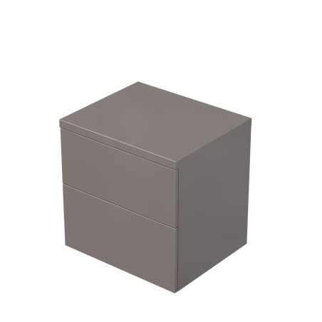 Koupelnová skříňka pod umyvadlo na desku Naturel Ratio 60x59,6x50 cm basalto lesk ND602Z56PU.A2496