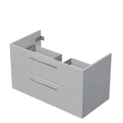 Koupelnová skříňka pod umyvadlo na desku Naturel Ratio 100x59,6x50 cm šedá lesk ND1002Z56.A2736