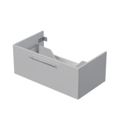 Koupelnová skříňka pod umyvadlo na desku Naturel Ratio 90x39,6x50 cm šedá lesk ND901Z36.A2736