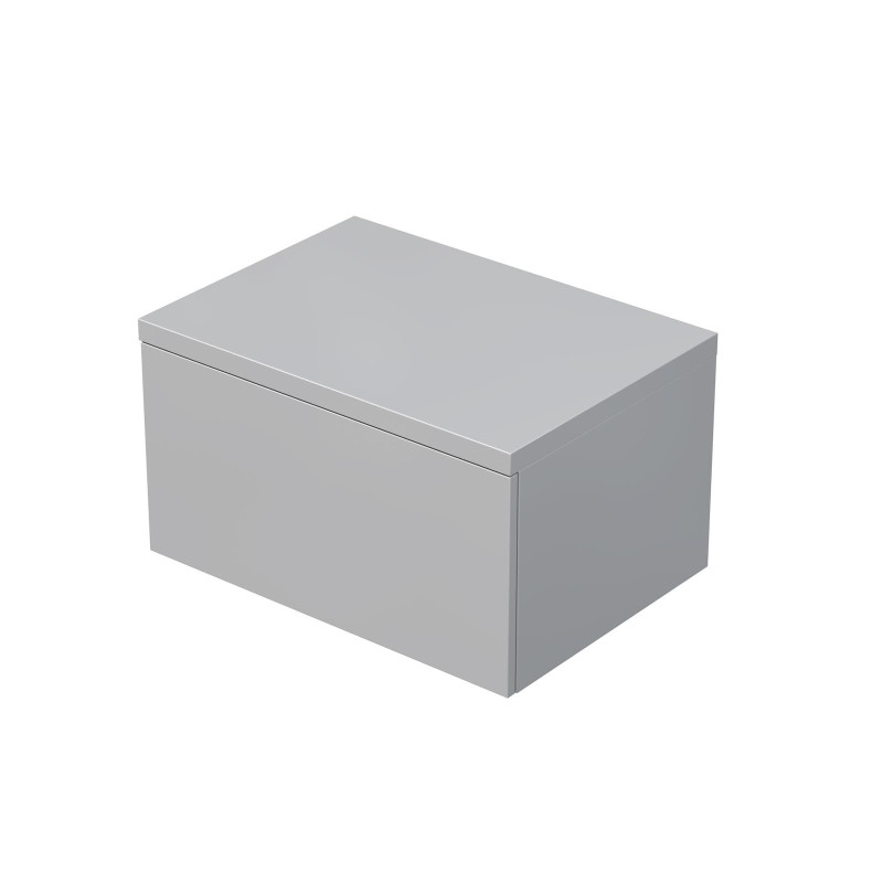 Koupelnová skříňka pod umyvadlo na desku Naturel Ratio 70x39,6x50 cm šedá lesk ND701Z36PU.A2736