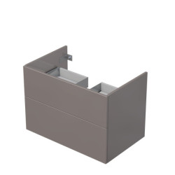Koupelnová skříňka pod umyvadlo na desku Naturel Ratio 80x59,6x50 cm basalto lesk ND802Z56PU.A2496
