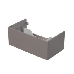 Koupelnová skříňka pod umyvadlo na desku Naturel Ratio 90x39,6x50 cm basalto lesk ND901Z36PU.A2496