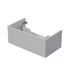 Koupelnová skříňka pod umyvadlo na desku Naturel Ratio 90x39,6x50 cm šedá lesk ND901Z36PU.A2736