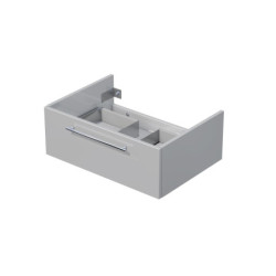 Koupelnová skříňka pod umyvadlo na desku Naturel Ratio 70x29,6x50 cm šedá lesk ND701Z26.A2736